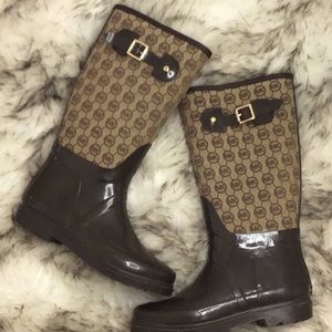 MICHAEL KORS logo Rain boots